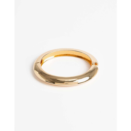 Pulsera Rígida Metal Bold Dorado