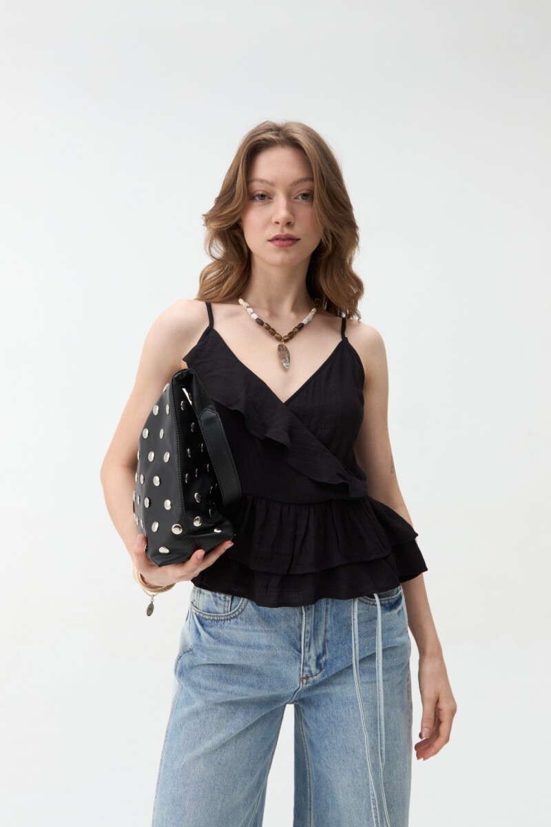 MUSCULOSA ZAIRA - Negro 