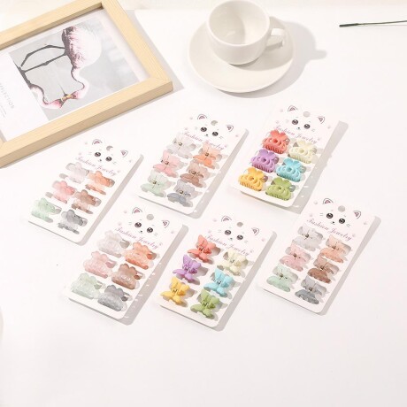 Set De Broches X6 Color Pastel Set De Broches X6 Color Pastel