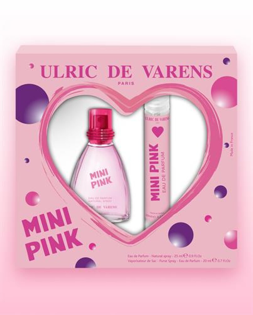 Ulric De Varens Coffret Mini Pink 25 ml + 20 ml 