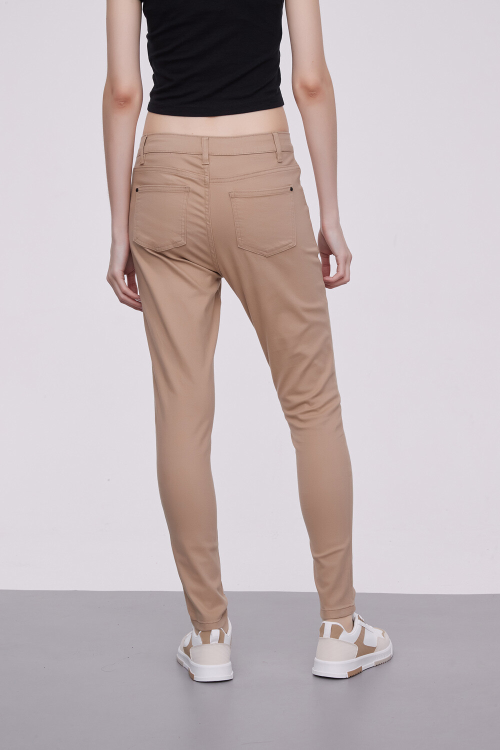 Pantalon Bardot Beige Oscuro