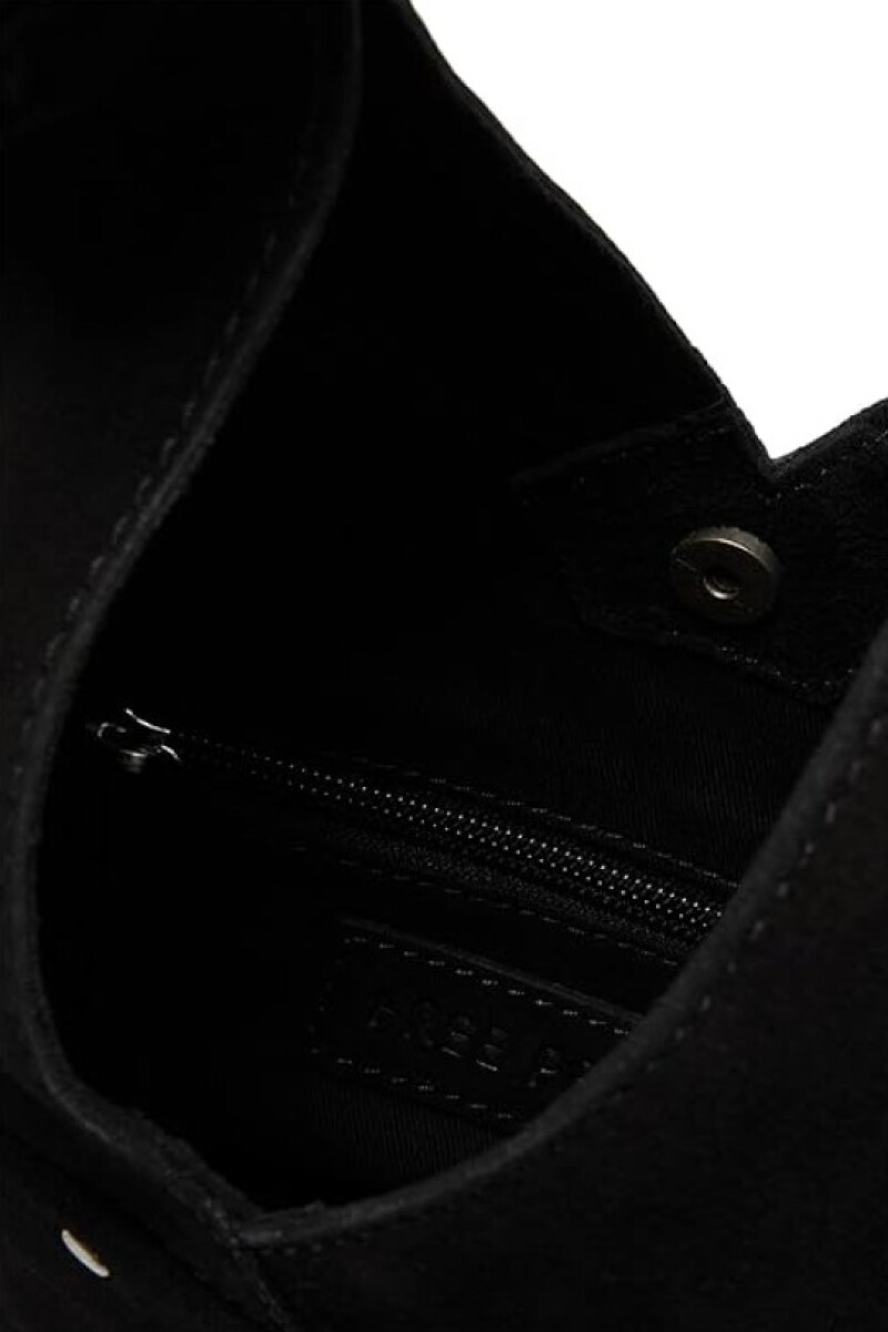 SOHO SUEDE STUD SHOULDER Negro