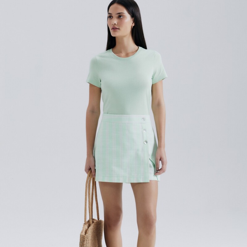 BLUSA MM FEM VERDE CLARO