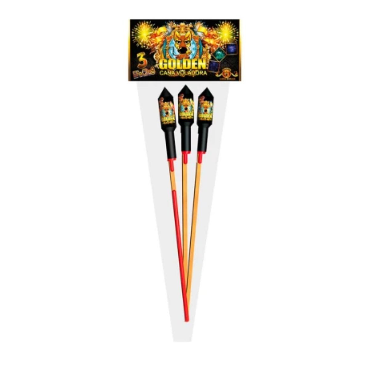 CAÑA GOLDEN GIGANTE PAQUETE 3 Unidades 