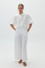 PANT CULOTTE LINEN Blanco