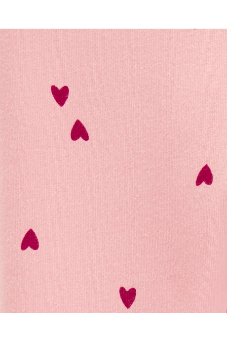 Calza de algodón, diseño corazones. Talles 3-24M Sin color