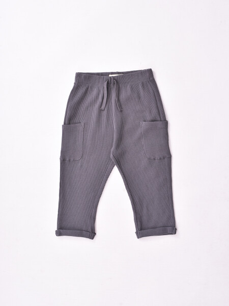 PANTALON FABRI GRIS OSCURO