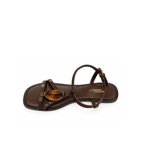 SANDALIA AMBAR Chocolate