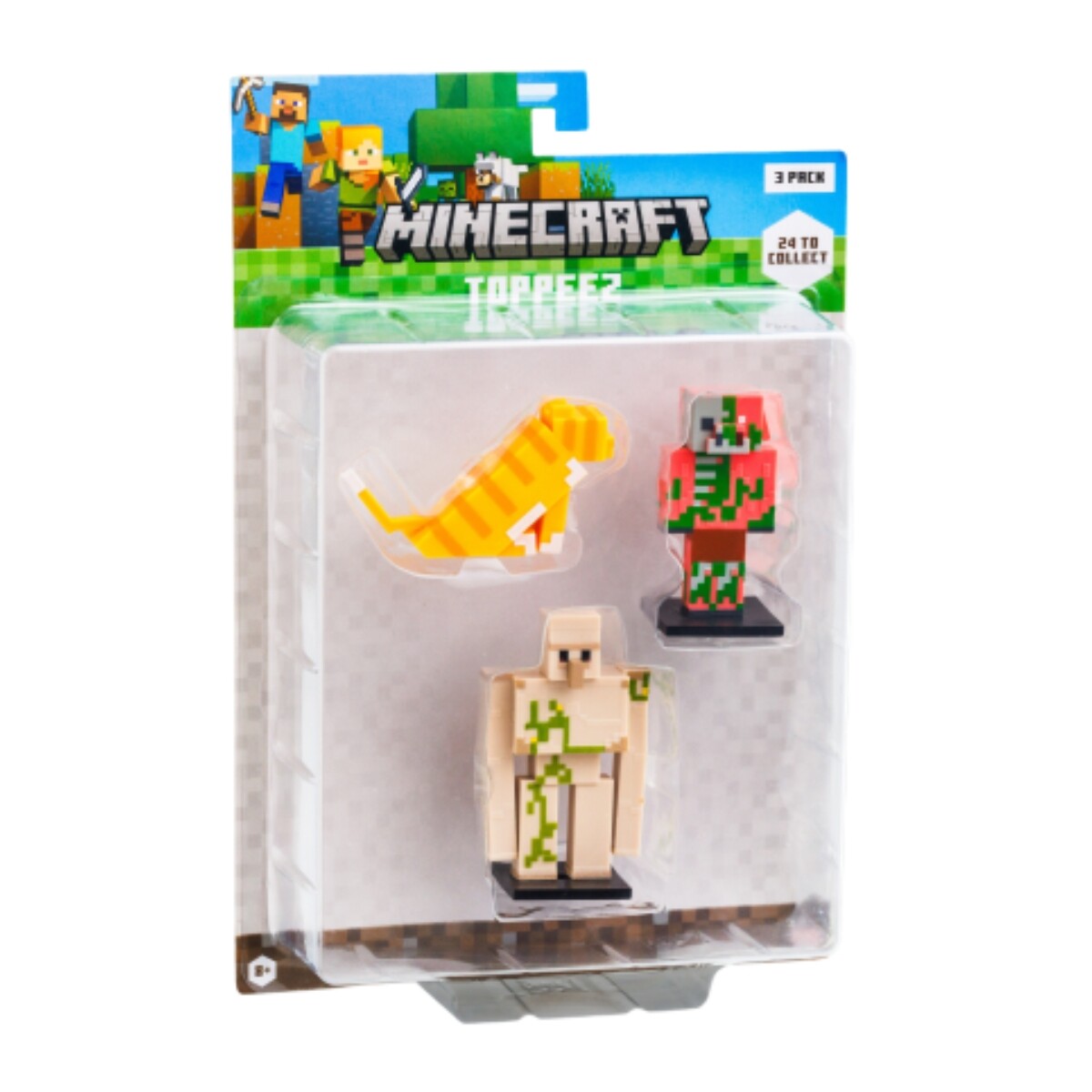 Minecraft - Figuras Pack X3 Gato - MC2020 