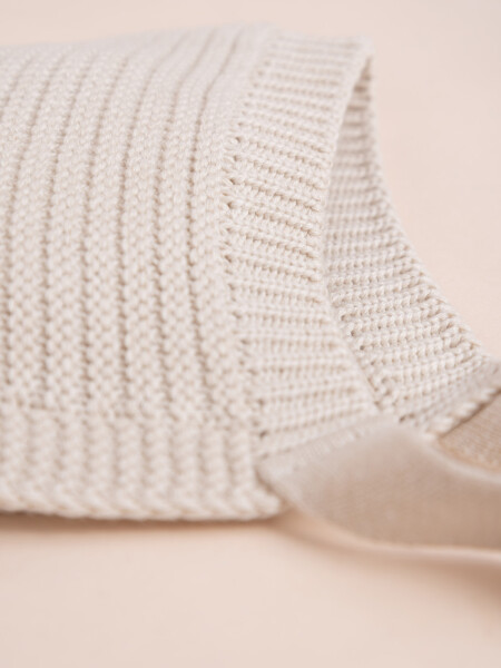 Gorro abrigado con orejas Beige Melange