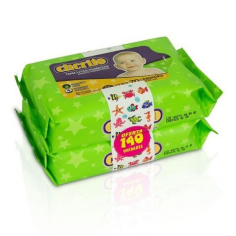 Cherito Pack oferta toallas húmedas x140 Cherito Pack oferta toallas húmedas x140