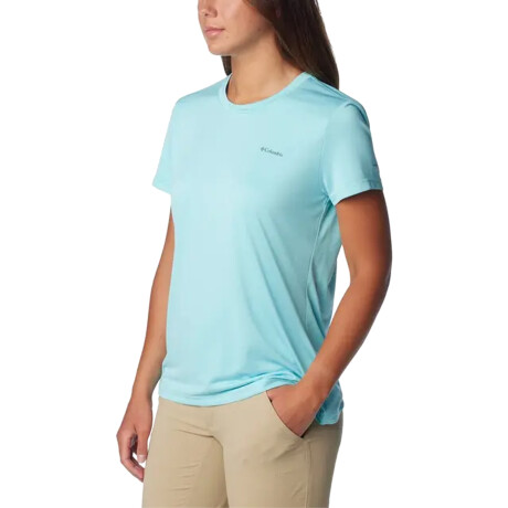 REMERA COLUMBIA COLUMBIA HIKE SS CRE Light Blue
