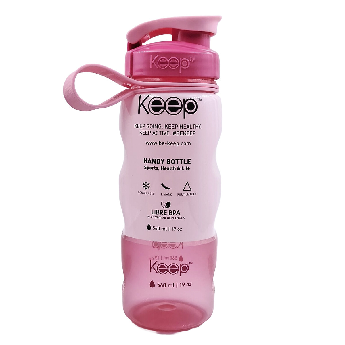 Botella Colores 560ml Keep - Fucsia 