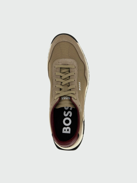 BOSS Zapatillas Zayn Lowp Sdtx Gris