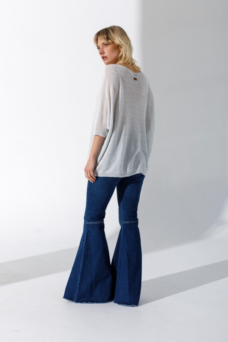 Sweater Julieta Blanco Lurex