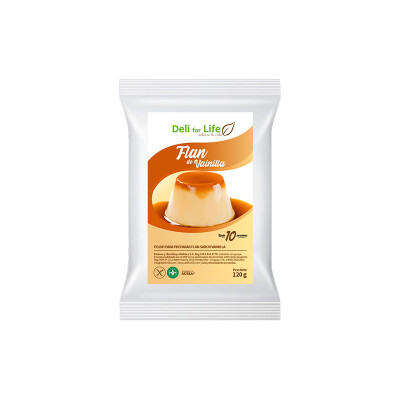 FLAN VAINILLA 120 GR DELI FOR LIFE Flan Vainilla 120 Gr Deli For