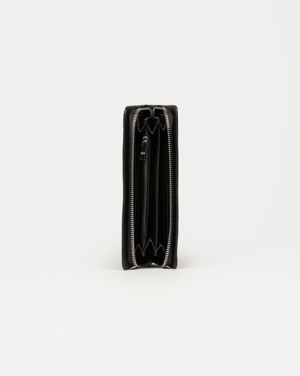 Billetera Mint en efecto cuero Negro