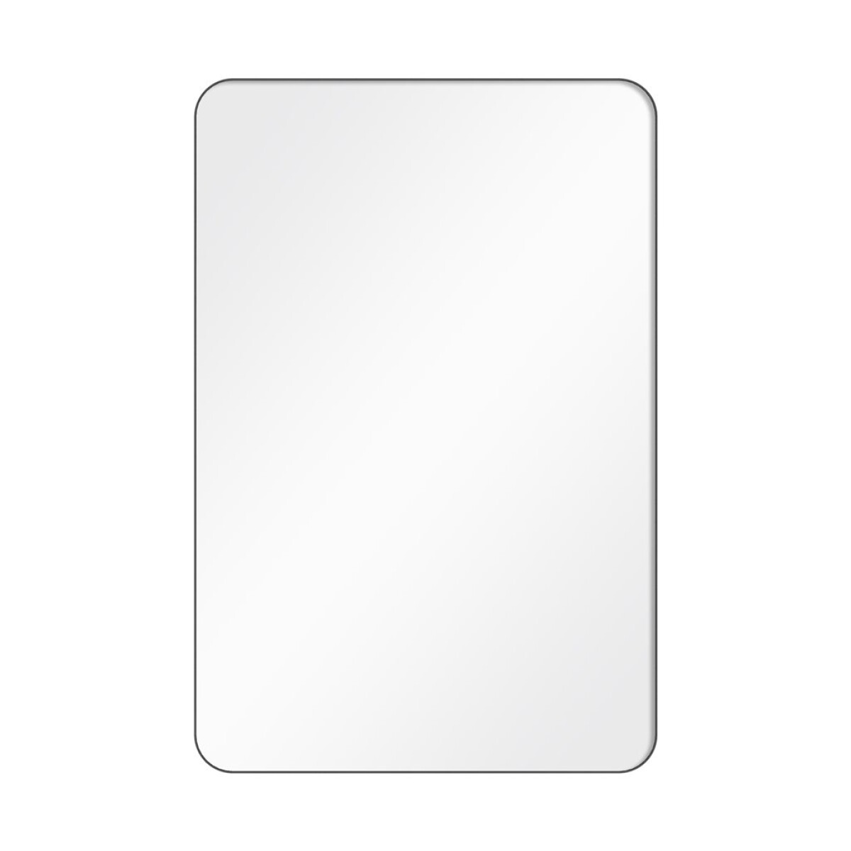 ESPEJO ALUMINIO 60x90CM GRIS 