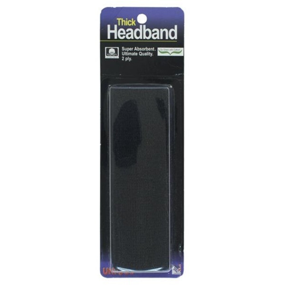 Vincha Gruesa De Toalla Tourna Tennis Thick Headband - Negra 