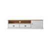 Rack De Tv - 1 Puerta - 2 Cajones - Línea Valenciana - Blanc Rack De Tv - 1 Puerta - 2 Cajones - Línea Valenciana - Blanc