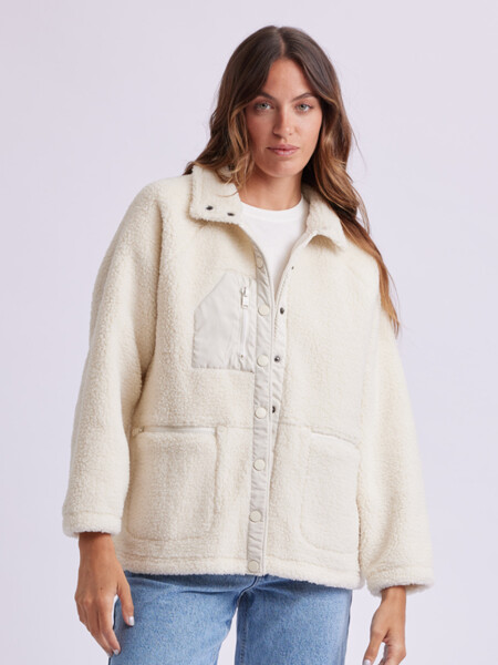 Campera Sherpa Crudo