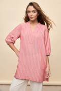 VESTIDO TALA STRIPED Rojo
