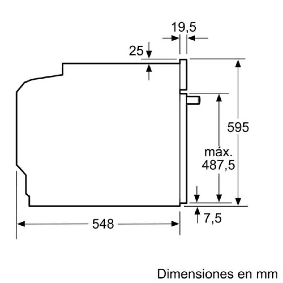 Horno de empotrar Bosch Multifunción HBA512ES0 Horno de empotrar Bosch Multifunción HBA512ES0