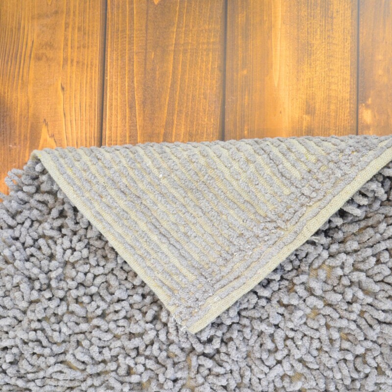 Alfombra 40x60cm Shaggy GRIS