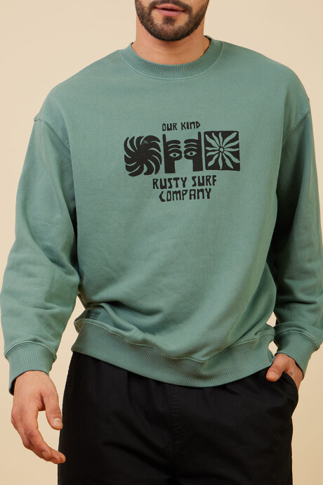 SWEATER SARION RUSTY Verde Oscuro
