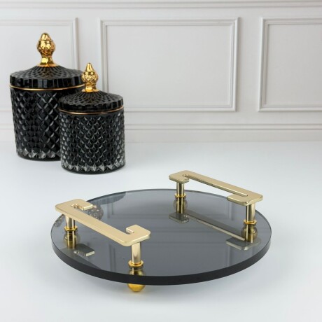 Bandeja Vidrio Circular Decorativa Ø20cm Bandeja Vidrio Circular Decorativa Ø20cm