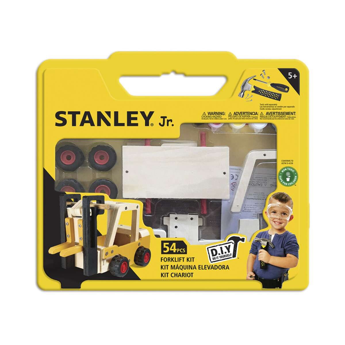 Autoelevador para Armar Infantil - Stanley Jr 