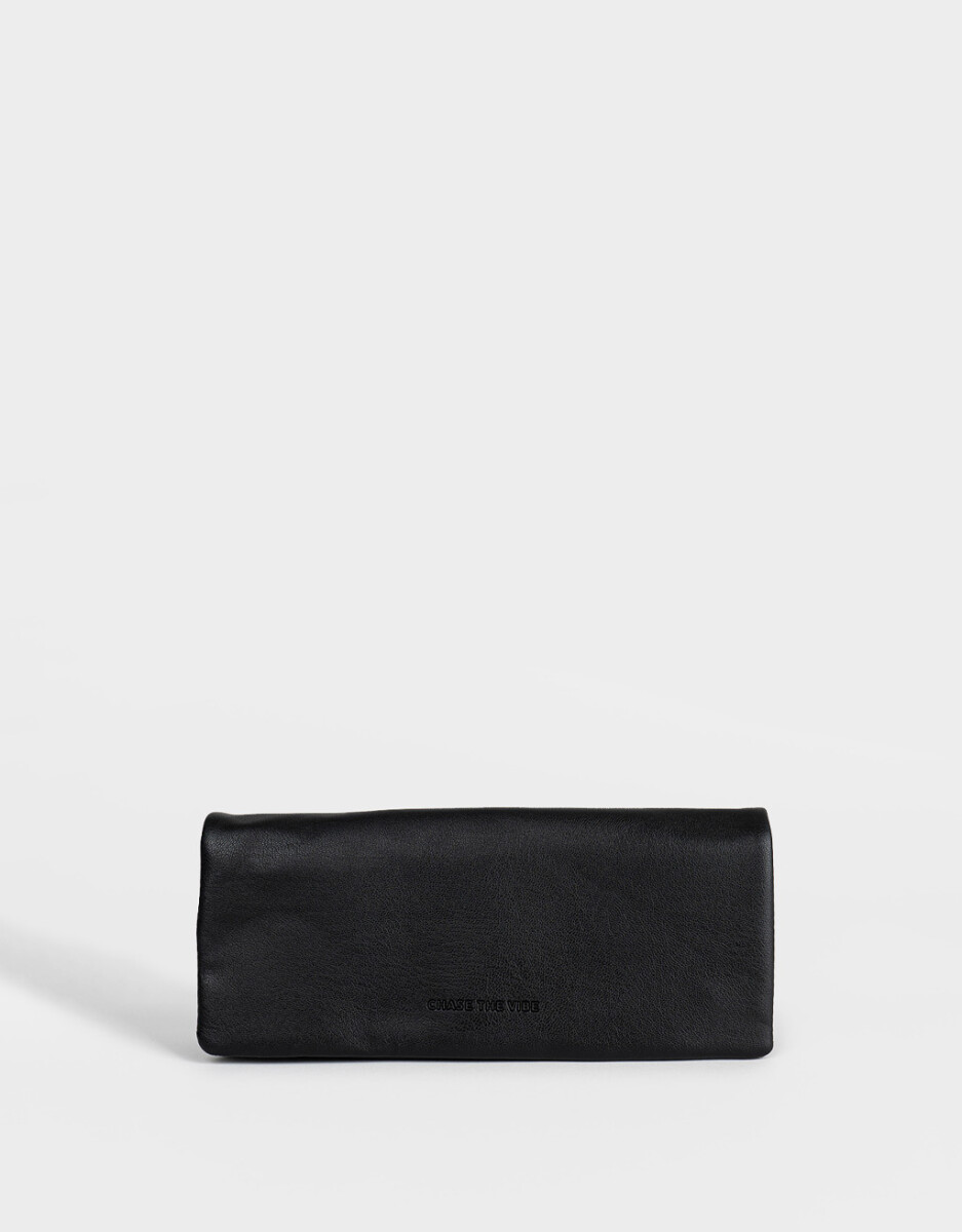Billetera Formato Fichero Negro 