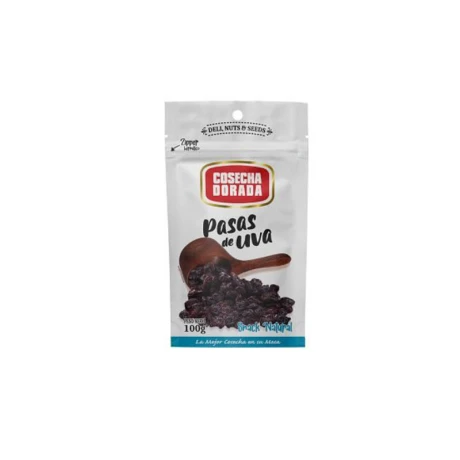 Pasas de Uva COSECHA DORADA DoyPack 100Grs Pasas de Uva COSECHA DORADA DoyPack 100Grs