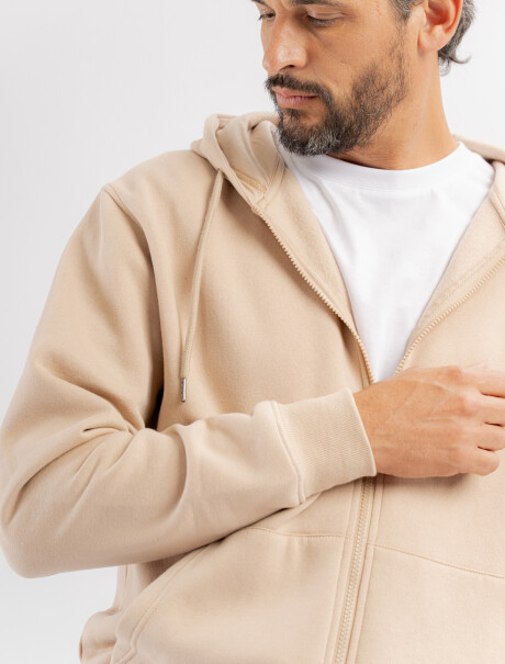Campera felpa Enzo beige