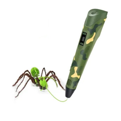 Lapicera Impresión 3D con Filamento Camuflada
