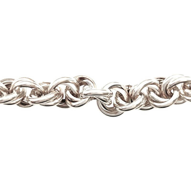 Pulsera Garibaldi doble aro-Plata 925-Sin piedra-PU3768 sinpiedra