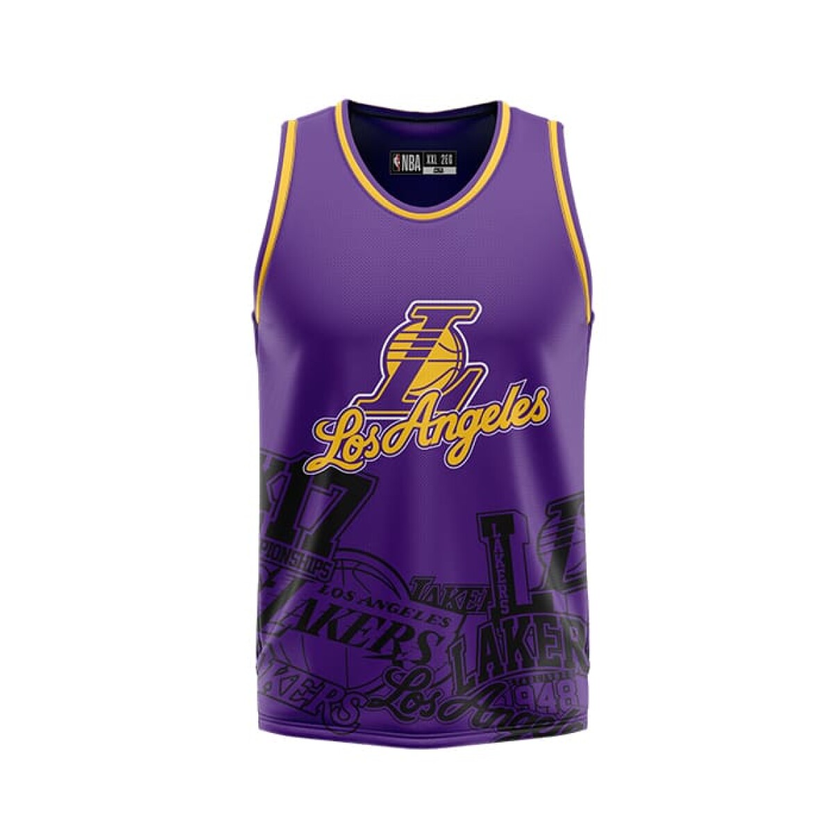 Musculosa NBA Los Angeles Lakers de Hombre - NBATT523207-PR1 - Violeta 