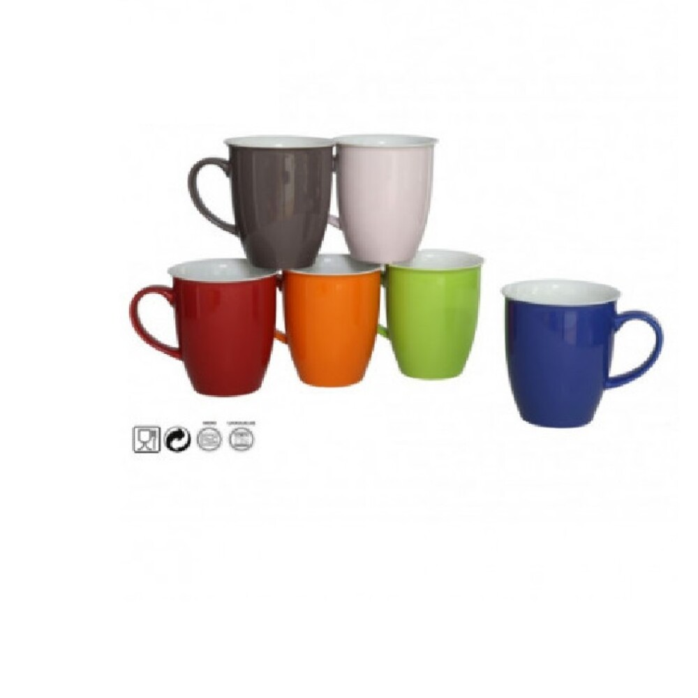 Taza de Porcelana Denver 320 ml – Colores Surtidos GE TAZA MUG 32 CL DENVER COLOR SURT.PORCELANA