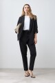 Blazer recto negro