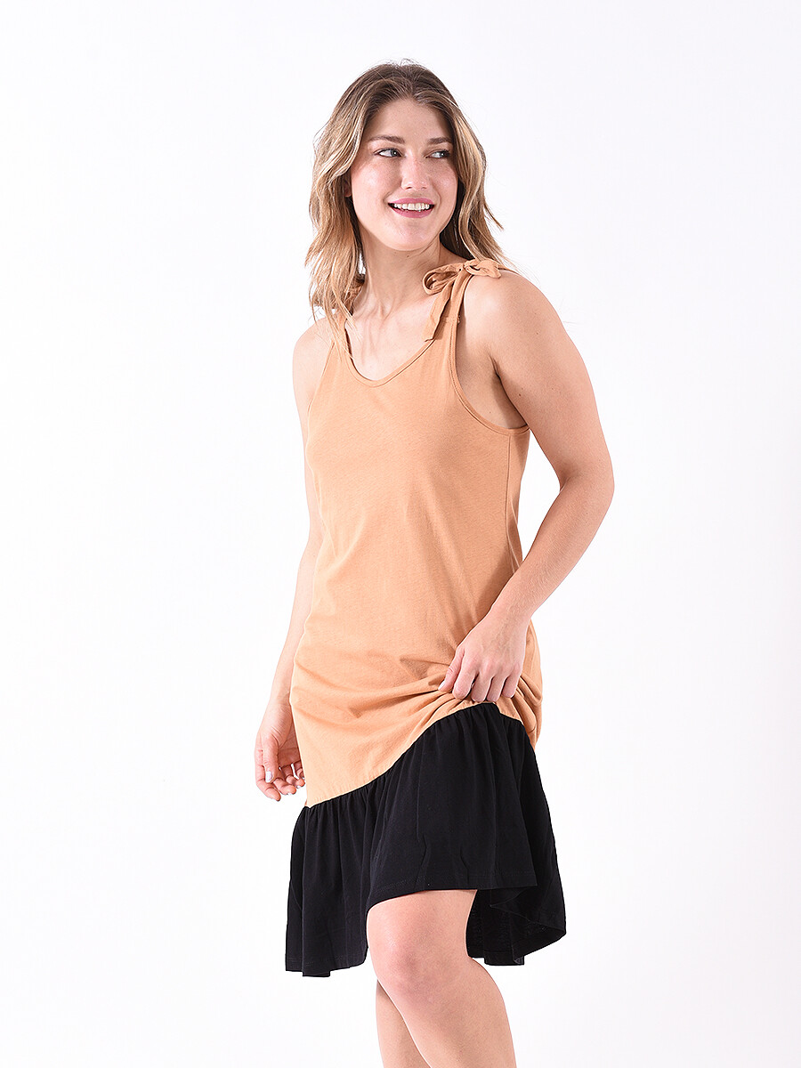 VESTIDO AMELIA - BEIGE 