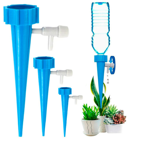 Riego Automatico Goteo Tapa Botella Macetas Plantas X20 Variante Color Azul