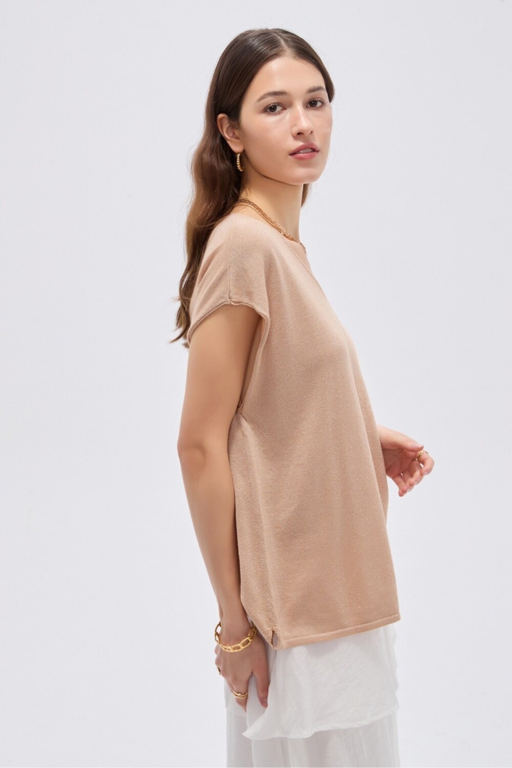 Remera Tiralle Beige Oscuro