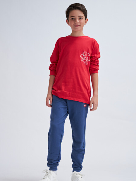 Camiseta manga larga Miami - Rojo
