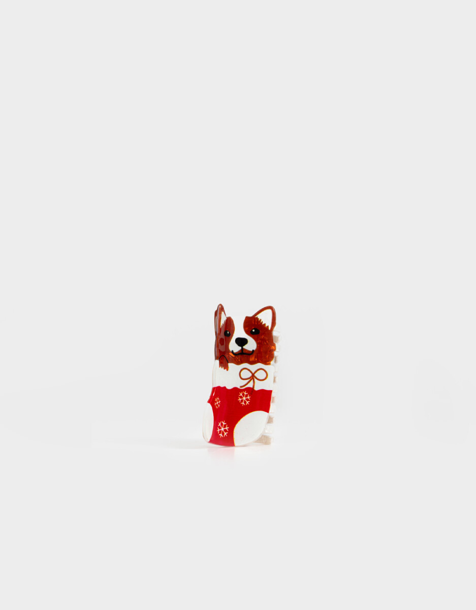 Broche Perrito Navideño 