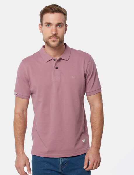 REMERA POLO PIQUE LISA Rosado