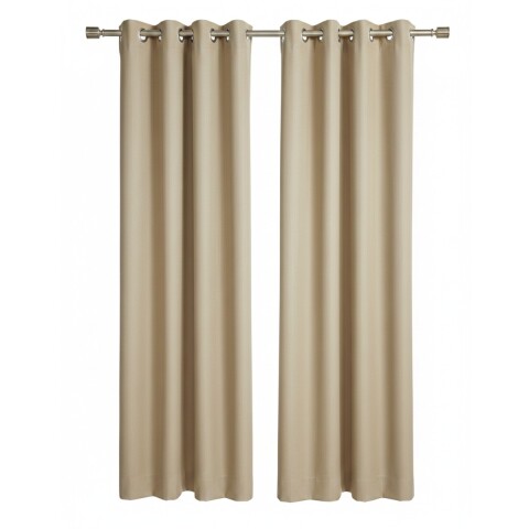 CORTINA JACQUARD BEIGE OSC 140X229CM Unica