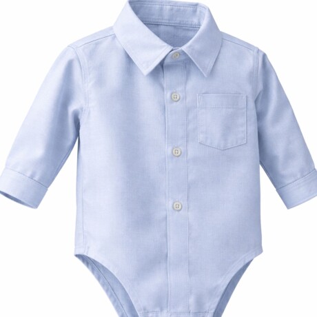 Camisa Body celeste liso