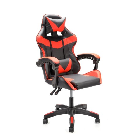 Silla Gamer De Escritorio Ergonomica Pc Gaming Tela Cuero Sintetico Imback Negro y Rojo Silla Gamer De Escritorio Ergonomica Pc Gaming Tela Cuero Sintetico Imback Negro y Rojo