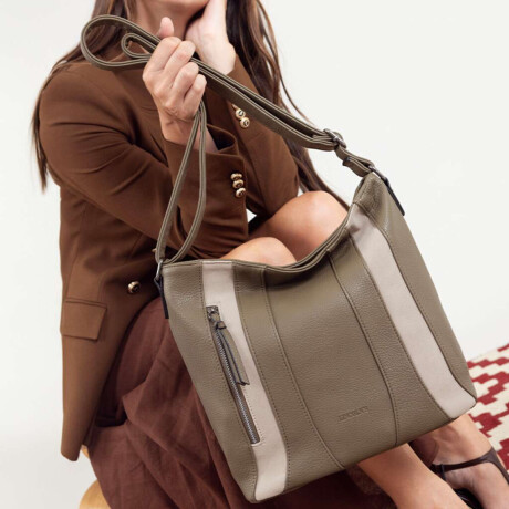 Cartera deborah Verde Militar