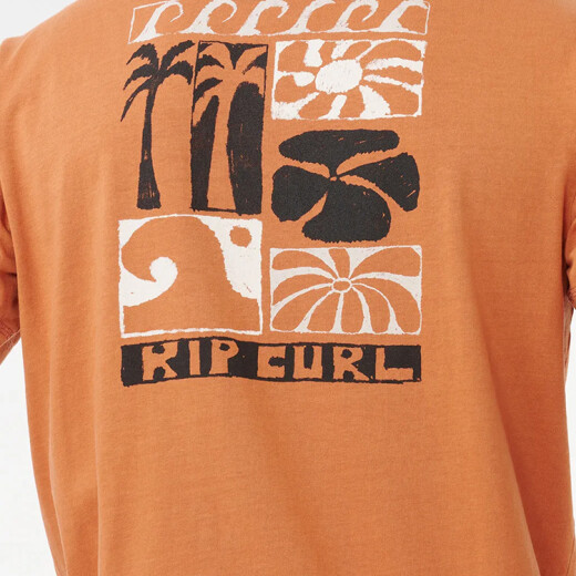 Remera Rip Curl Aots Ty Williams Coastline Tee - Naranja Remera Rip Curl Aots Ty Williams Coastline Tee - Naranja